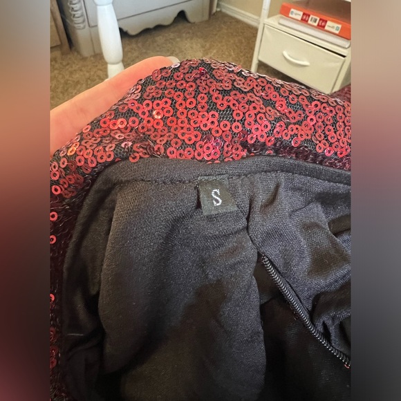 One Shoulder Sequin Formal Dress - Picture 5 of 6